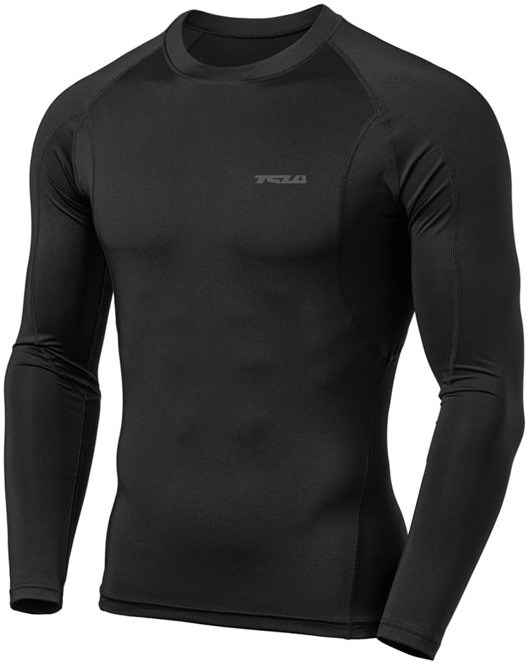 Tesla Long Sleeve Compression Shirt Perfect for and Also suitable as a base layer or Product JPB Men's (UV Protection, Sweat-Wicking, Quick-Drying) -