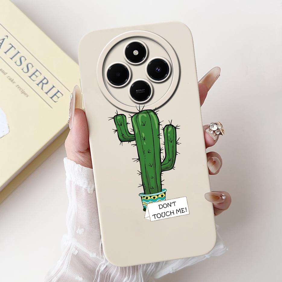 Für Xiaomi Redmi 14C Hülle Stylische Sonnenblume Hübsche Mädchen Rückabdeckung Weiche TPU Handyhülle Für Xiaomi Poco C75 C 75 Redmi14C Fundas