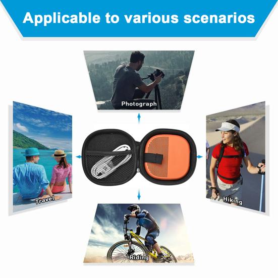 Speaker Storage Bag Easy Buckle Carry Comprehensive Speaker Bag Anti-bump Design Lightweight Speaker Case