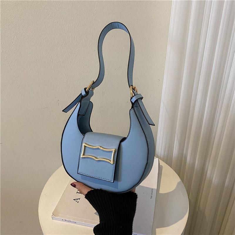 New Fashionable Small Square Bag High-end Texture Classic Solid Color Shoulder Bag for Women Ins Niche Cross-body Bag