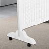 Wooden Frame Privacy Screen Holder with Detachable Wheels for Bedroom And Dressing Area