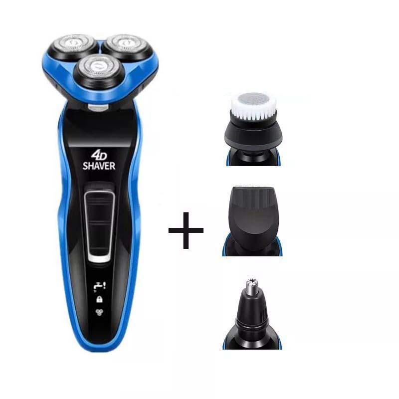 Three Shaver Electric In One Shaver Water Washing Blade Plug Shaver Rechargeable