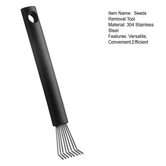 Watermelon Seeds Removal Tool Stainless Steel Watermelon Claw with Handle Fruit Cutting Gadget for Efficiently Cutting Watermelon