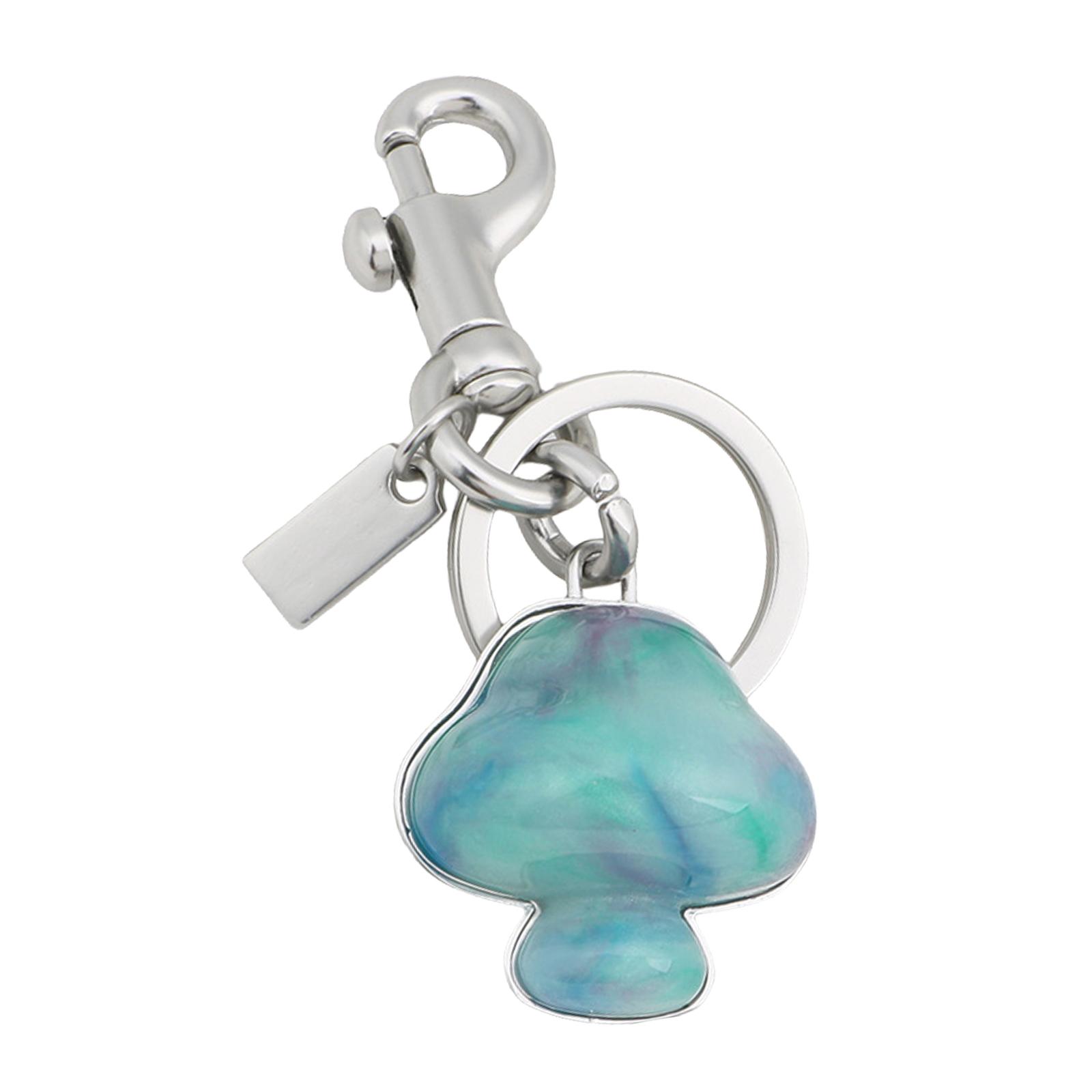 

Брелок-підвіска у вигляді гриба Міцний сплавний брелок з елегантними стилями Портативний для модних жінок Леді Стильні вбрання срібний