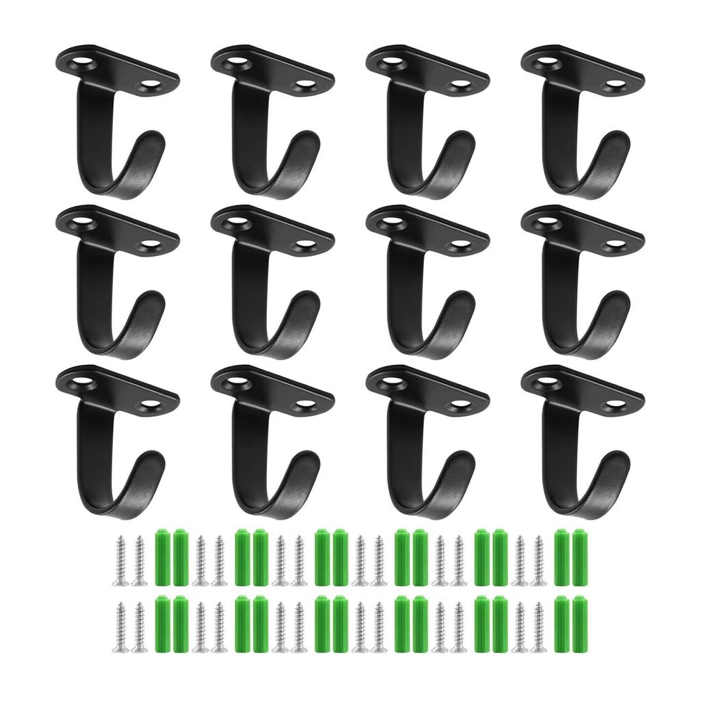 12Pcs Stainless Steel Ceiling Hook, Top Mounted Hooks for Hanging Plants,Bird Feeders,Wind Chimes,Lanterns,Decoration Lights