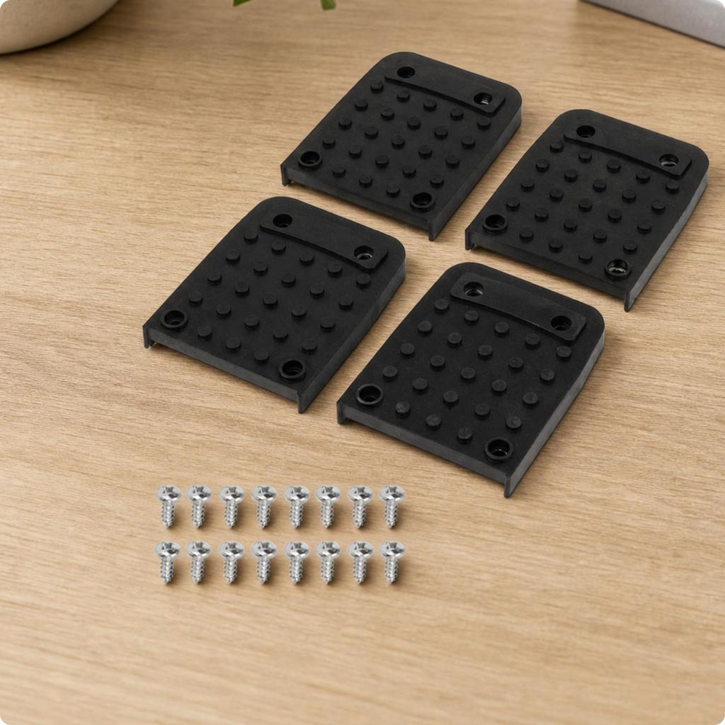 4 Pieces Non-Slip Stilt Foot Pad Stable for Outdoor Surfaces, Painting