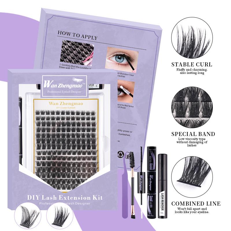 Wan Zhengmao 3040P Large-Capacity Model, Single-Cluster Photogenic Model, Purple Suit, False Eyelashes.
