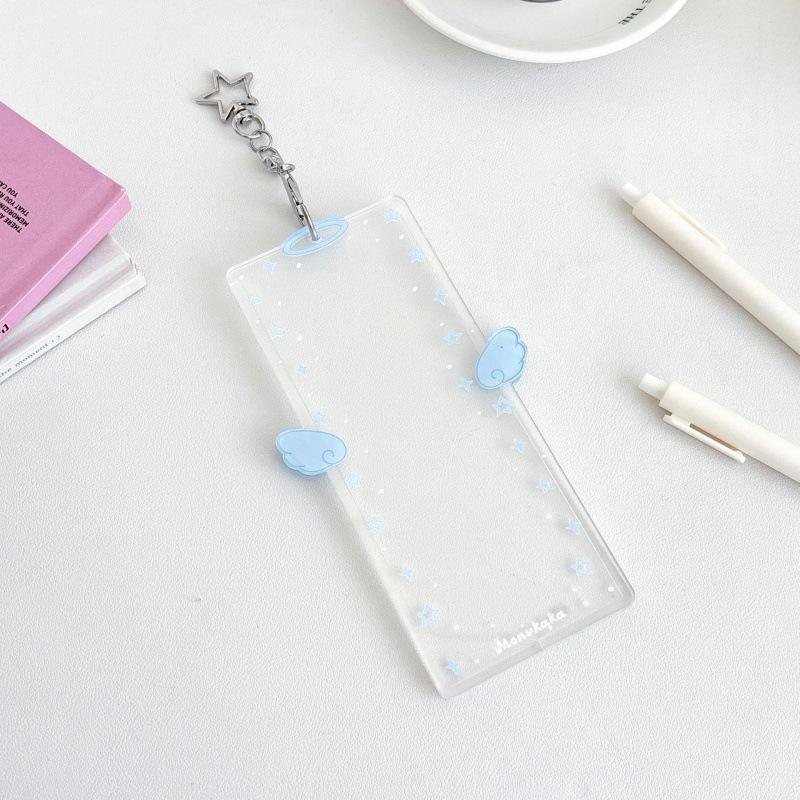 Photo Booth Album Portable Four Compartment Holder Angel Wings Frames Lightweight 2x6 Inch Photo Holder For Photo Strips Gifts