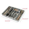 Expandable Drawer Organizers for Utensils Holder,Adjustable Cutlery Tray,Plastic Drawer Dividers Organizers for Kitchen