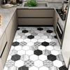 Kitchen Carpet Oil-proof Non-slip Waterproof Rug Pvc Leather Floor Mat Home Decor Large Area Rugs Alfombra De Cocina