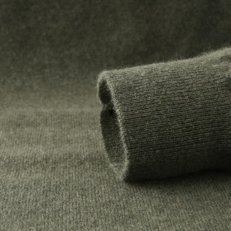 FIRS Men's 100% Cashmere Jacquard Pullover Sweater