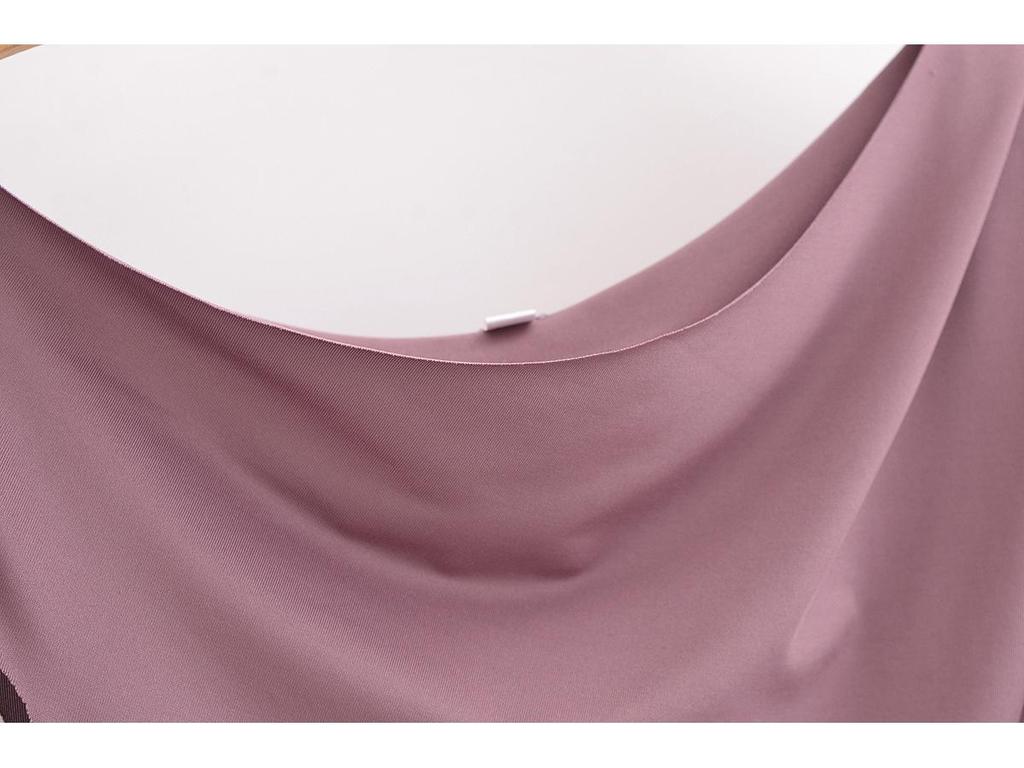 Spring 2025 Women's European & American Style Pleated Slimming Bodysuit
