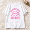 Cute Pet Lover Unisexs T Shirt My Dog Is My Best Friend Paw Graphic Print Short Sleeve Casual O Neck Summer Daily Wear Tee Y2k