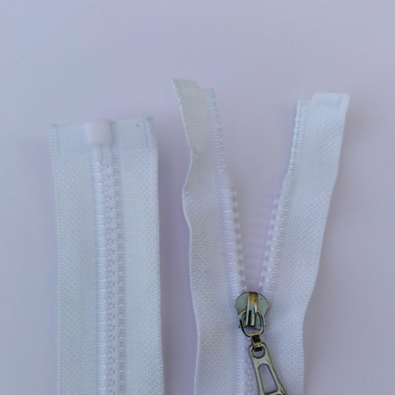 No. 5 Large Teeth Open Tail Resin Zipper - 70cm for Coats & Tops
