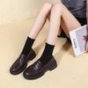 New Japanese Style College Student Shoes Cosplay Lolita Shoes for Women/Girl Fashion Black/Coffee Uniform Platform Shoes 2025