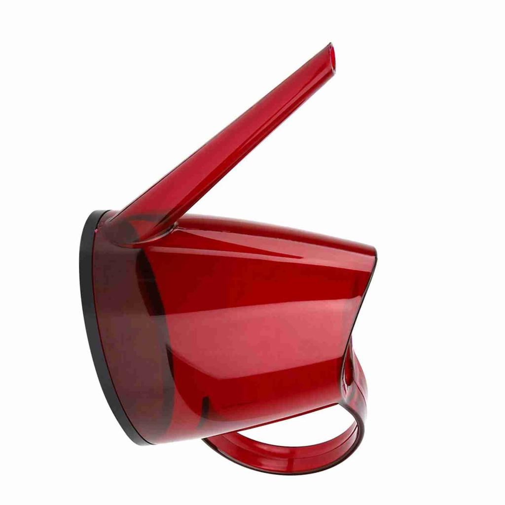 Fashionable Uncovered Garden Flower Sprayer Long Spout Candy Colored Watering Can 1.2L (Red)