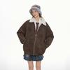 Trendy Unisex Thickened Warm Mountain Eagle Zipper Jacket