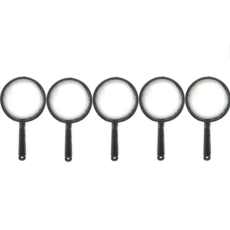 Mini Magnifier Acrylic Handheld Office Educational Supplies Science Physics Teaching Tools Students Observe Explore Props TMZ
