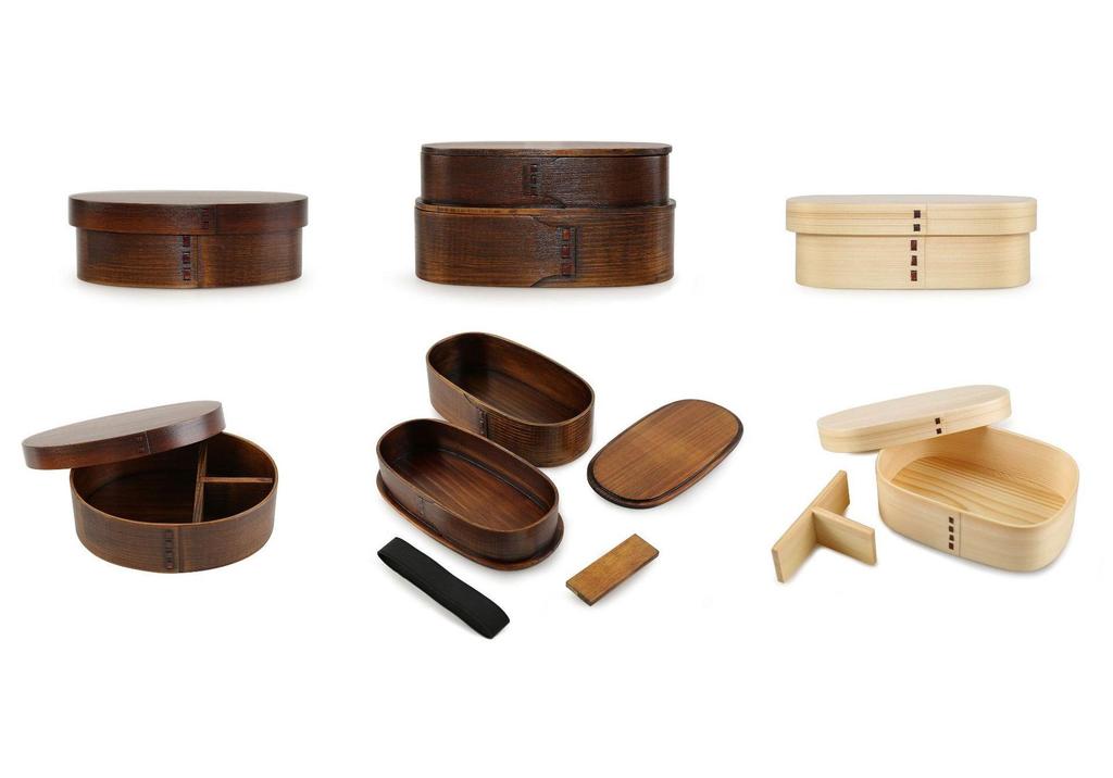 YFJY Japanese-Style Multi-Layer Wooden Bento Box for Students and Outdoor Picnics
