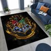 3D Cartoon H-Hogwarts Magic Sign Rug for Bedroom Living Room Sofa Home Doormat Decor, Large Kids Play Non-slip Floor Mat