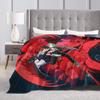 Chainsaw Man Reze   Blankets Quality Soft  Bedding Throws Winter Airplane Travel Living Room Funny Bedspread