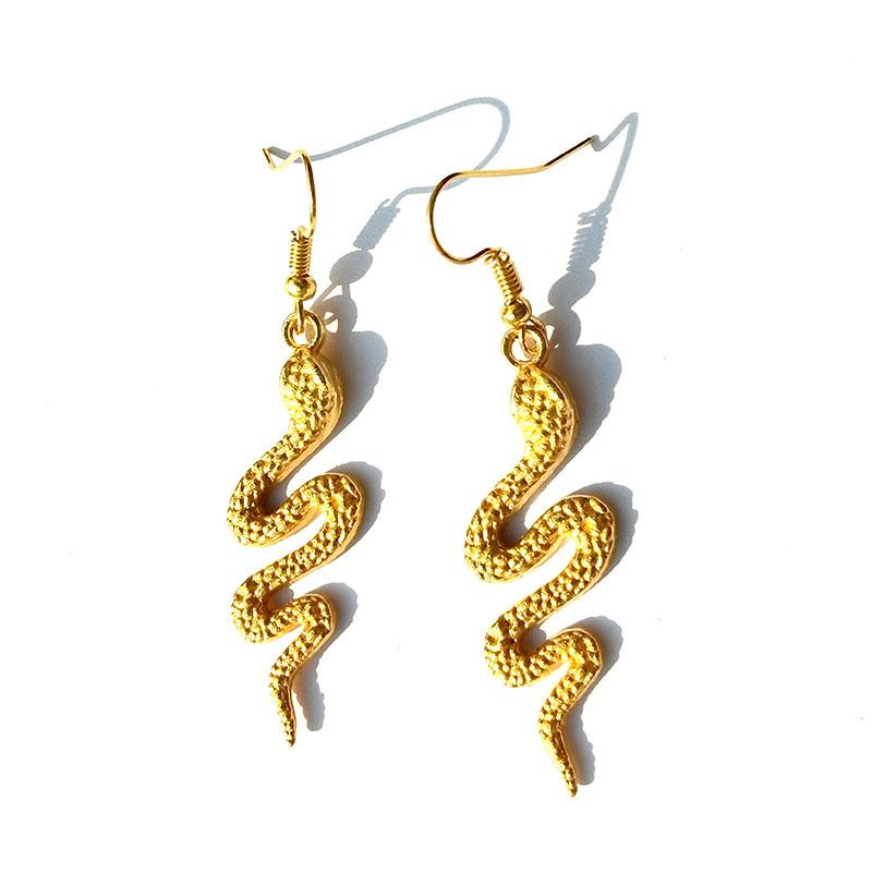 50 Style Earrings For Women Fashion Punk Drop Earrings Simple Cool Cute Jewelry Custom Handmade Girls Snake Cross Animal