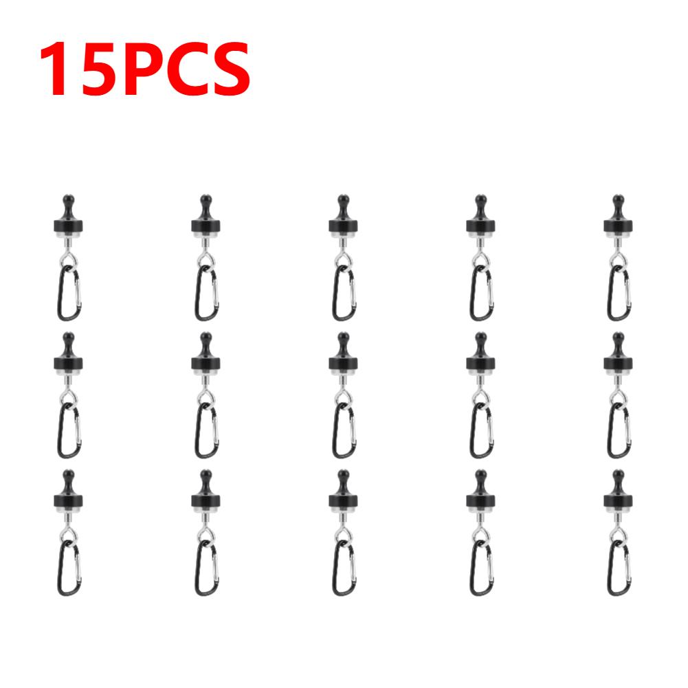 1-40PCS Strong Magnetic Carabiner Portable Tent Canopy Carabiner Magnet Hanger Outdoor Camping Lights Strong Magnetic Hook
