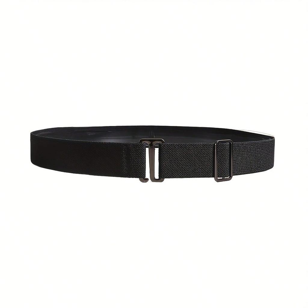 Women's Invisible Elastic Belt, No Buckle Stretch Waist Band, Simple Versatile Adjustable Waist Belt for Jeans Dresses