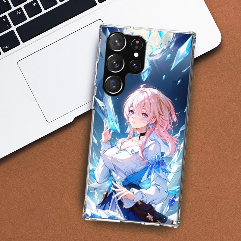 Honkai Star Rail March 7TH Phone Case For Samsung Galaxy S24 S23 S22 Ultra S21 S20 Fe S10 Plus S10E S9 S8 + Shell Coque