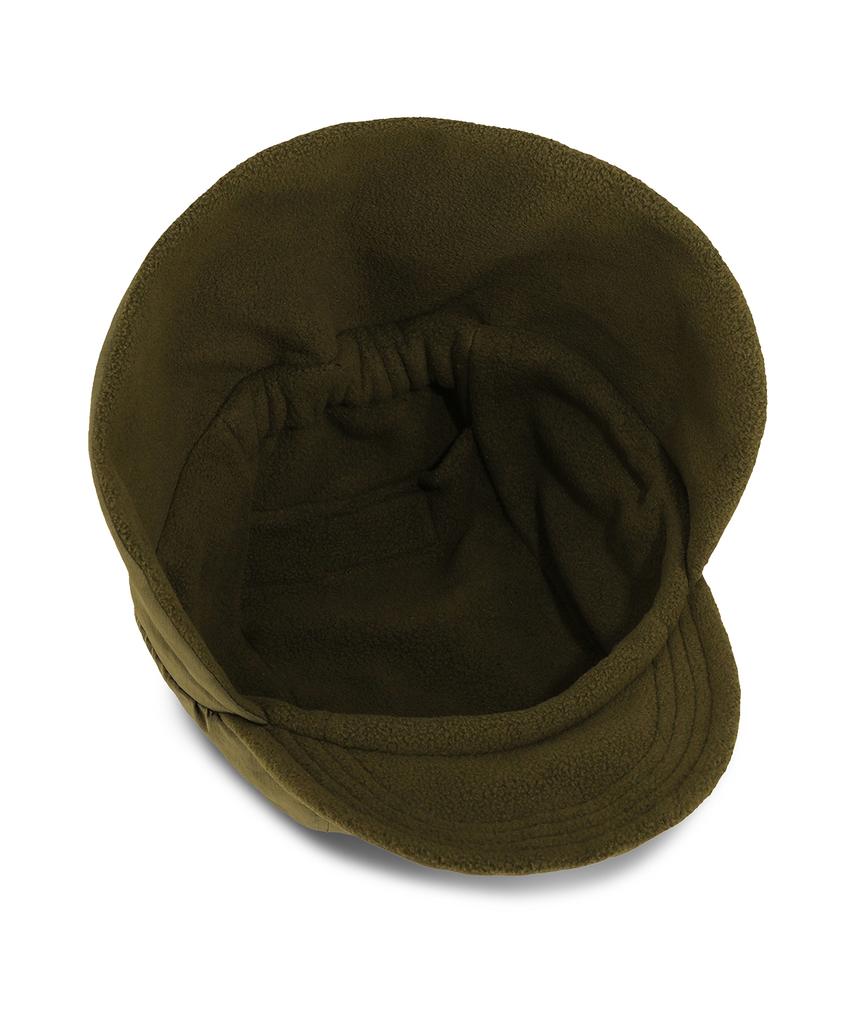 DISCUS ATHLETIC Logo Fleece Ear Flap Cap Khaki