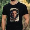 T-Shirt Men Astronaut Portrait Motif Cotton Size XS To 5XL