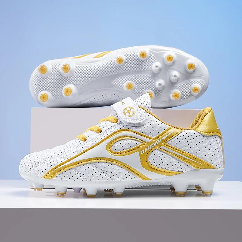 Dětské fotbalové boty Profesionální TF/AG Dětské venkovní tenisky Studentská tréninková společnost Fotbalové boty Trávník Chlapec Fotbalové kopačky