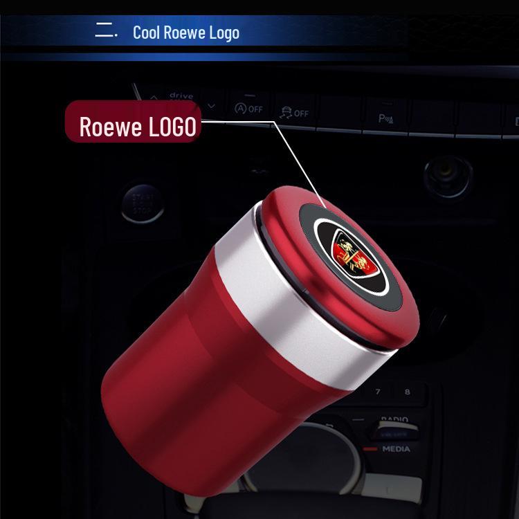 Car Ashtray with Light Caps for Roewe RX5, RX3, RX8, 2020 Models