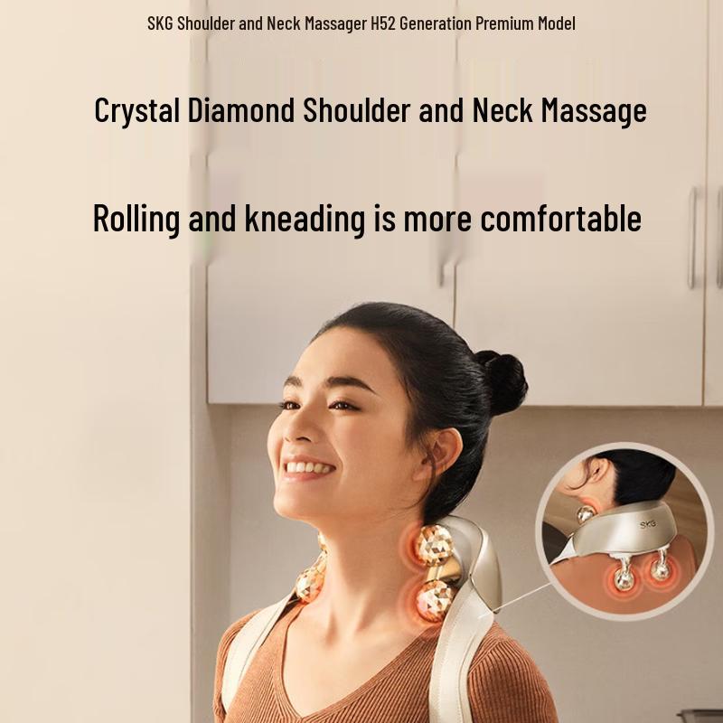 SKG H5-2 Neck and Shoulder Massager with Heat and Kneading CN plug (adapter included)