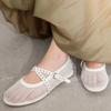 Donna 2024 nuovo marchio di lusso Scarpe Piatte Donna Scarpe Piatte da Ballo Traforate Comfort Suola Morbida Scarpa da Ballo Sandali Casual Estivi Scarpe Piatte