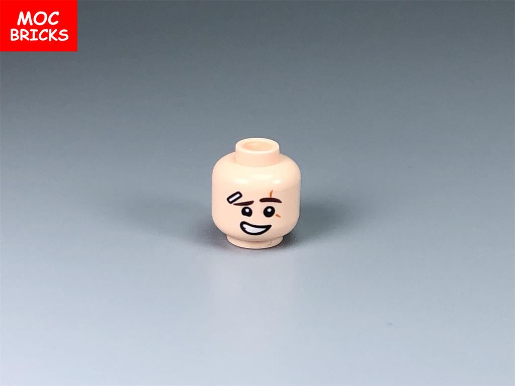 10pcs MOC Bricks Male and Female Figure Head Face Expression DIY Mini Dolls Model Building Blocks Educational Toys