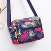 Wholesale New Flower Cloth Bag Oblique Span Bag Middle-aged and Elderly Bag Stall Night Market Oxford Cloth Shoulder Bag Women's Bag Canvas Bag
