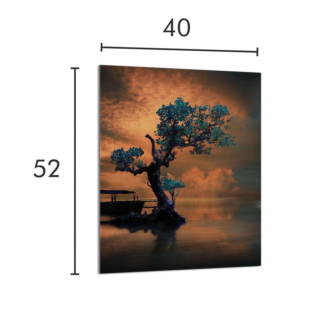 SZKLANA DESKA DO KROJENIA 40x52 Drzewo