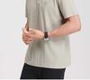 Langdeng Men's Breathable Short-Sleeved Polo Shirt
