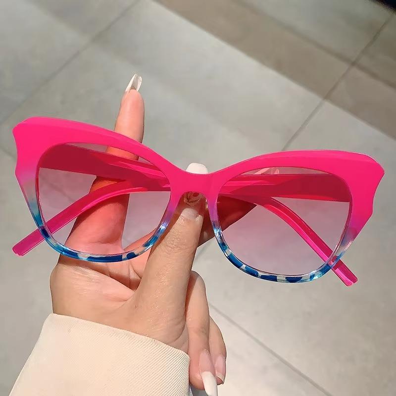 Occhiali da sole vintage Cat Eye da donna, di marca, di design, alla moda, con sfumatura, da sole, da donna, retrò, con specchio, per esterni, UV400