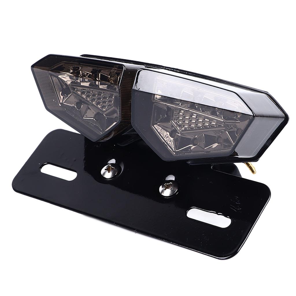 12V Motorrad Blinkerlampe Schwarz Hohe Helligkeit Vintage Design Motorrad Rücklicht Ersatz für Niu