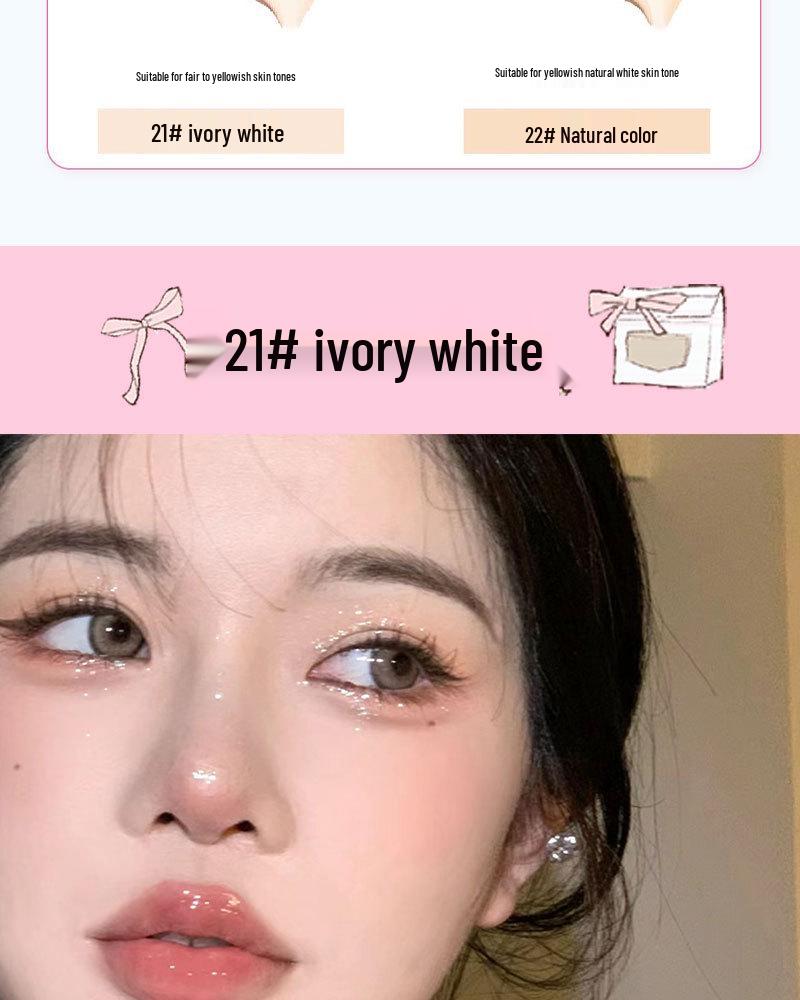Jiujiu Diary Cat Long-lasting Hydrating BB Cushion Cream - Lightweight, Brightening, Creamy, Durable Makeup.