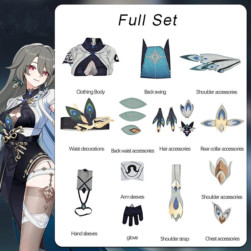 Game Honkai Star Rail Vita Cosplay Costume Lone Planetfarer Vita Women Dress Halloween Carnival Party Suit