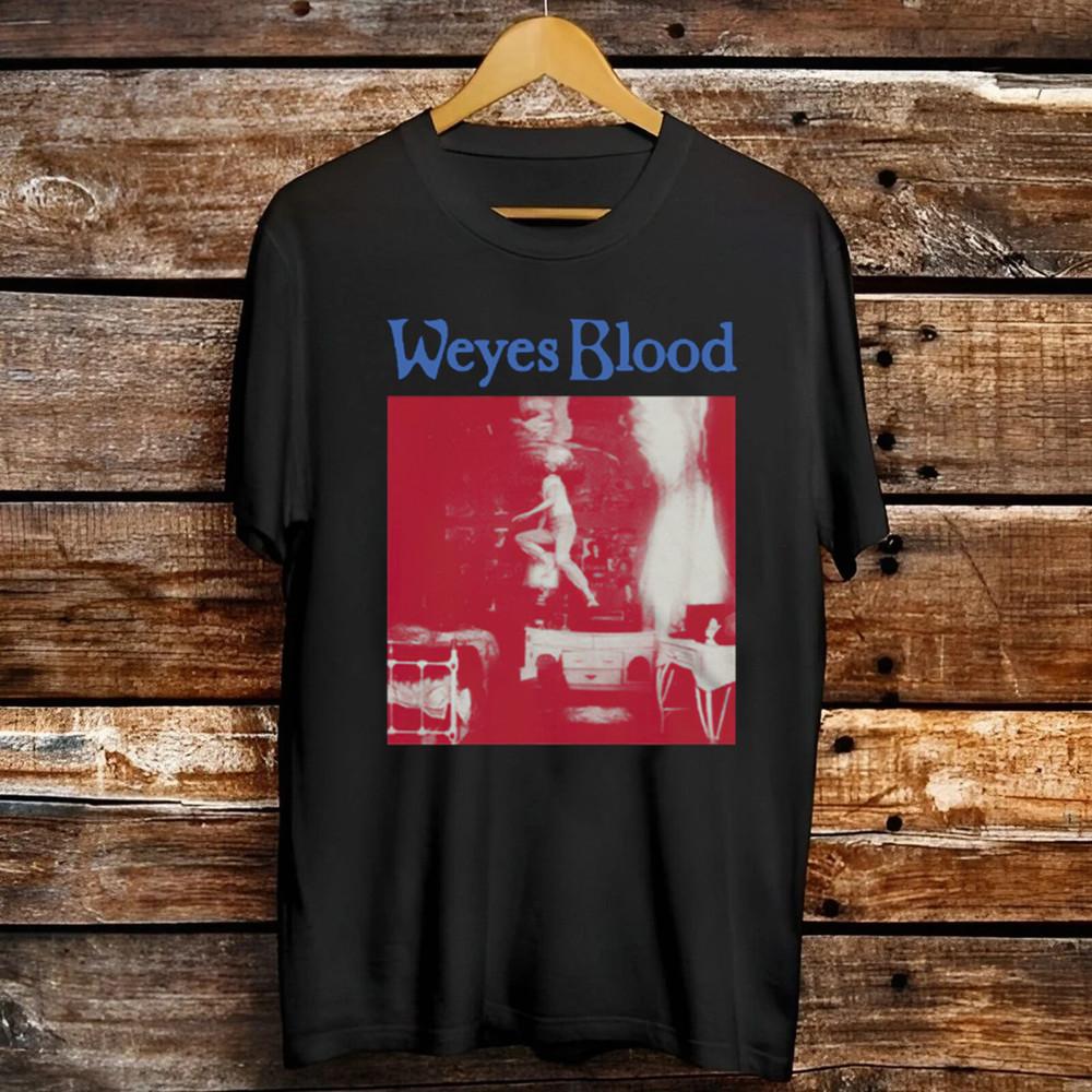 Weyes Blood Unisex Black Short Sleeve Full Size S-5XL SS24 Unisex T-Shirt L