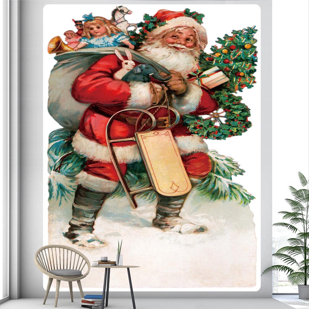 Home Art Decor Backdrop Christmas Tree Wall Tapestry Bohemian Living Room Mandala