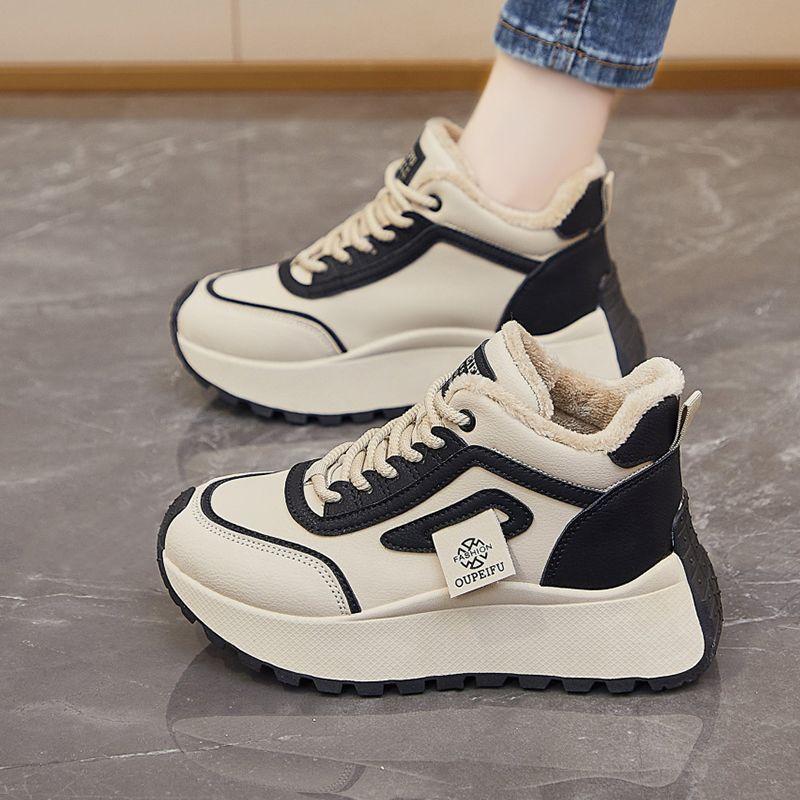 High-top dad shoes new 22 autumn students running comfortable sports thick-soled heightening casual shoes