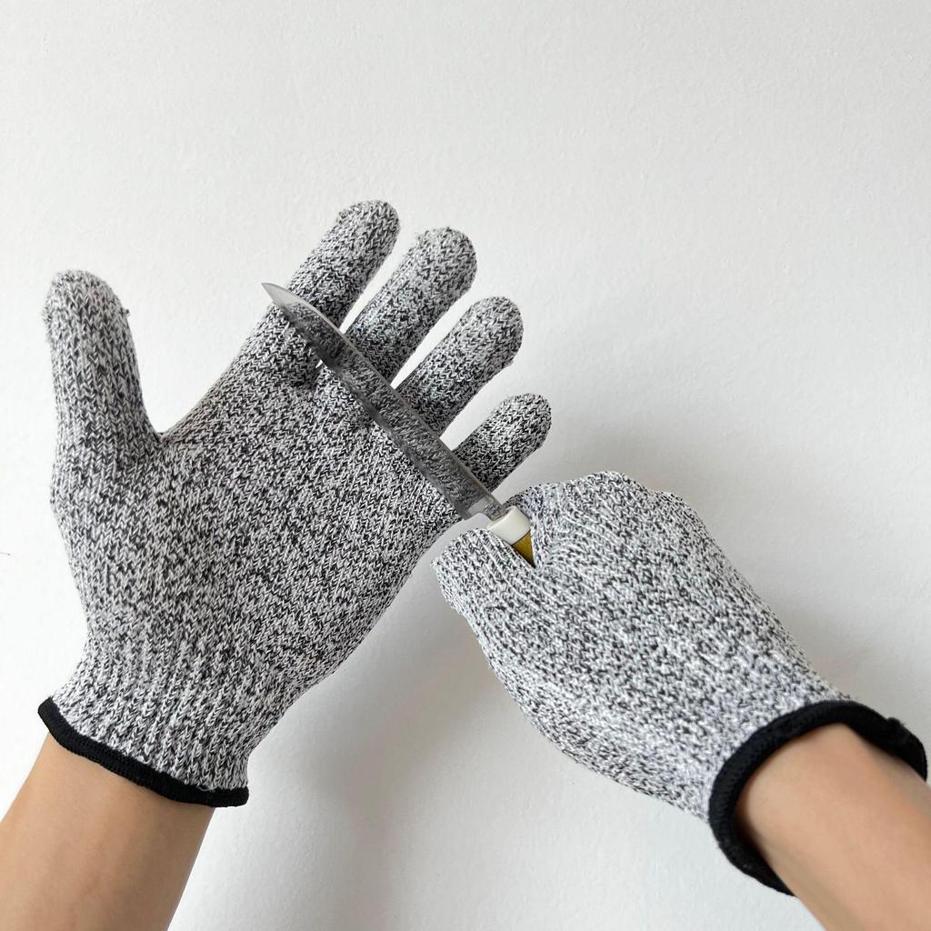 Level 5 Cut-Resistant HPPE Safety Gloves for Fishing, Gardening, and Food Handling
