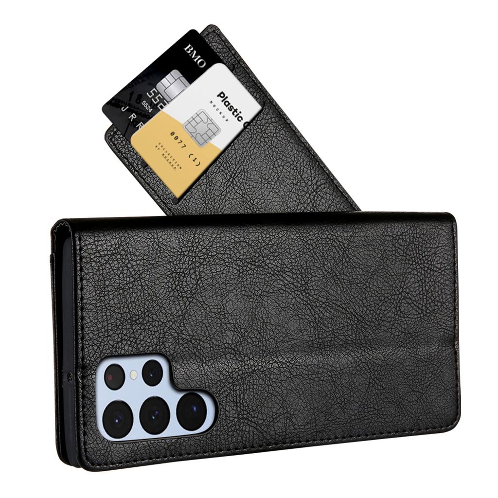 CMAI2 For Samsung Galaxy S24 Ultra Case Anti-drop Leather Stand Wallet Mobile Phone Cover