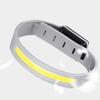 LED Armband Night Running Light Adjustable Buckle Rechargeable Reflective Armbands High Visibility Light-Up Band Outdoor Sports Cycling Accessories
