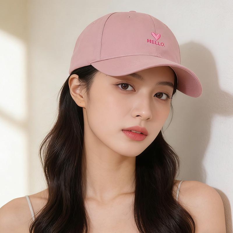 Letter Embroidered Baseball Cap With Sun Protection For Women And Men Spring Summer Casual Style